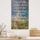 2022 Oude wateren: ecclesiastes 3:11 Poster (Keuken)