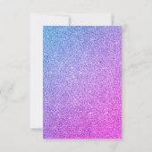 2022 Paarse Disco Ball nieuwjaarsfeest Kaart (Achterkant)