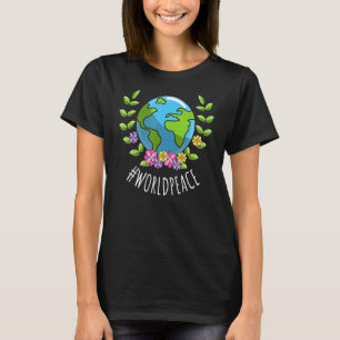 2022 Peace Global Peace International Unity Love P T-shirt