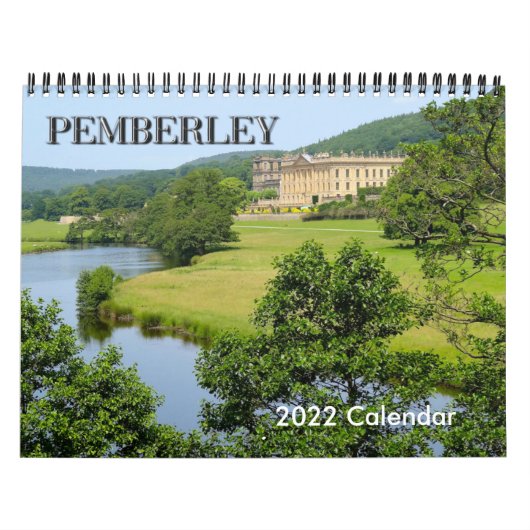 2022 "Pemberley"-agenda voor buitengebruik Kalender (Hoes)