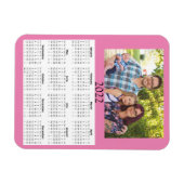 2022 Persoonlijke Fotokalender Mini Magneet (Horizontaal)
