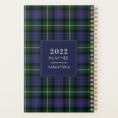 2022 Plaid Schotse ruit Clan MacKenzie Planner (Achterkant)
