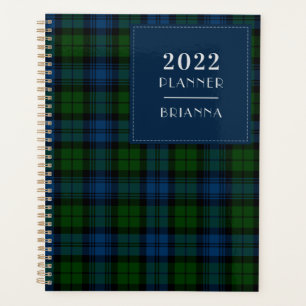 2022 Plaid Tartan Clan Campbell Militair Dambordpa Planner