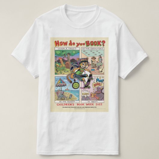 2022 Poster T-Shirt van kinderboekweek (Design voorkant)