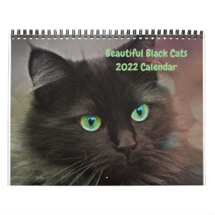 2022 Prachtige zwarte katten - 12-maands wandkalen Kalender