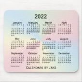 2022 Rainbow Cloud Calendar van Janz Muismat (Voorkant)
