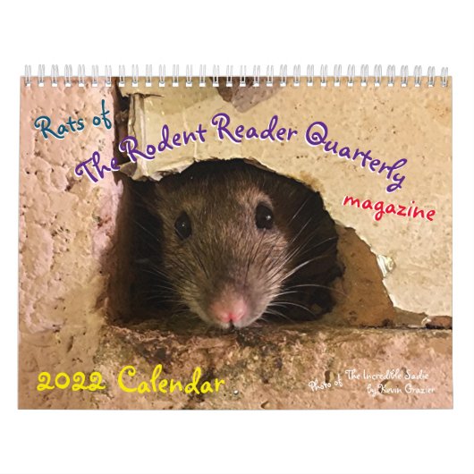 2022 Ratten van de kalender van de Rodent Reader  (Hoes)