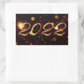 2022 rechthoekige sticker (Tas)