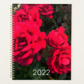 2022 Red Roses Rosarium Planner (Voorkant)