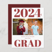 2022 Rood 2 Foto Afstudeerder bekendmaking (Voorkant / Achterkant)