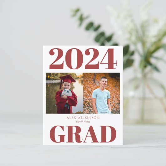 2022 Rood 2 Foto Afstudeerder bekendmaking (Staand voorkant)