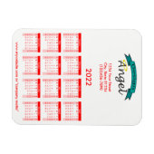 2022 Roodagenda van uw Logo Magneet (Horizontaal)