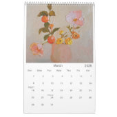 2022: Schilderijen van Piya Samant Agenda Kalender (Mar 2026)