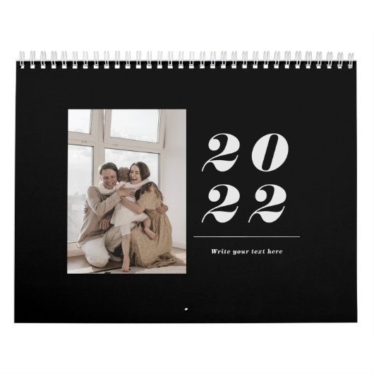 2022 schone, minimalistische, moderne, stijlvolle kalender (Hoes)