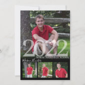 2022 Senior Memories Quad Photo Afstuderen Kaart (Voorkant)