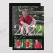2022 Senior Memories Quad Photo Afstuderen Kaart (Voorkant / Achterkant)