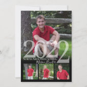 2022 Senior Memories Quad Photo Afstuderen Kaart (Voorkant)