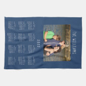 2022-serie Foto Blue Calendar Theedoek (Horizontaal)