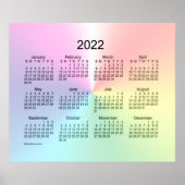2022 Shimmer Wall Agenda door Janz Print (Voorkant)