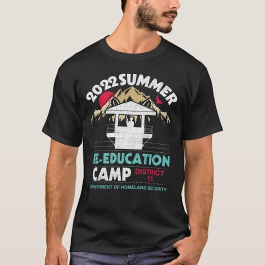 2022 Summer Re-Education Camp Department T-shirt (Voorkant)