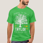 2022 Taylor Family Reunion Tree Summer Party Laats T-shirt<br><div class="desc">2022 Taylor Family Reunion Tree Summer Party Achternaam .</div>