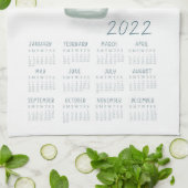 2022 Tea Towel Calendar Flower Jar Kitchen Towel Theedoek (Gevouwen)
