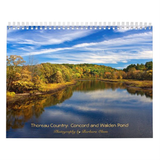 2022 Thoreau Land: Walden Pond-Concord Kalender (Hoes)