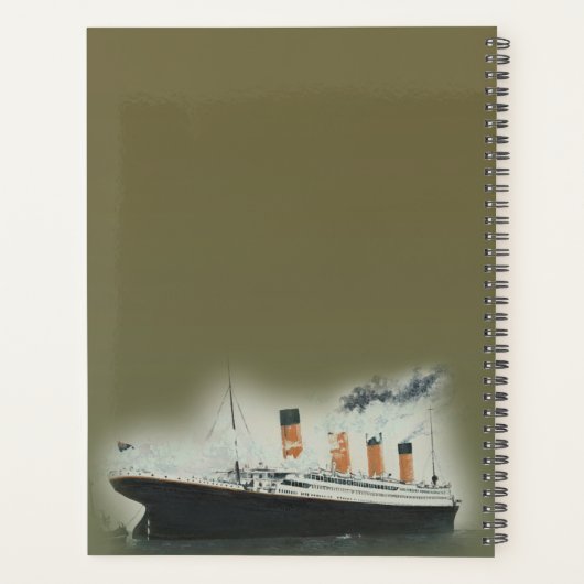 2022 Titanic Calendar  Planner (Achterkant)