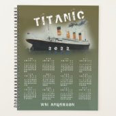 2022 Titanic Calendar  Planner (Voorkant)