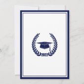 2022 Uitnodiging van de partij voor de blauwe gren (Achterkant)