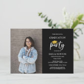 2022 Uitnodiging van de Zwarte Fotogradatiepartij (Staand voorkant)