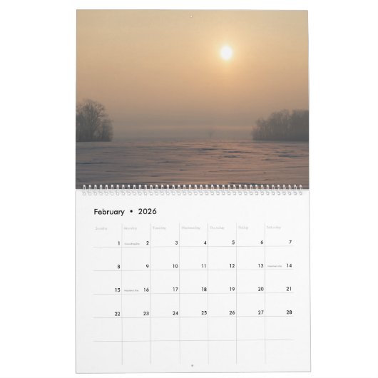 2022 Uitzicht Indiana Kalender (Feb 2026)