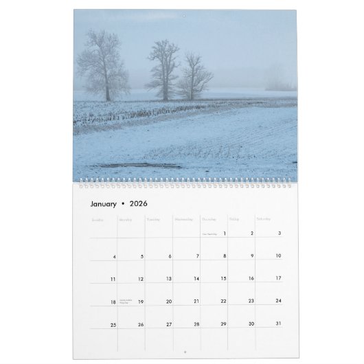 2022 Uitzicht Indiana Kalender (Jan 2026)