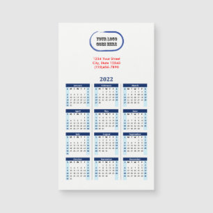 2022 Uw Logo Merk Navy Kalender