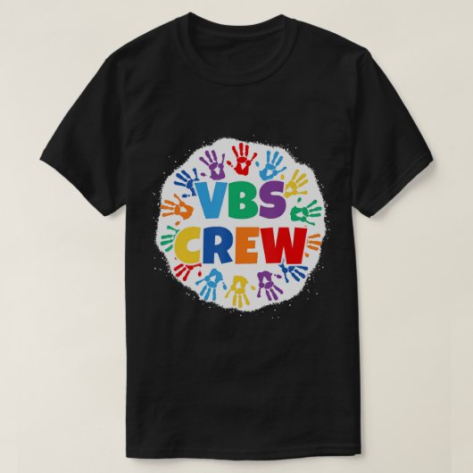 2022 Vacation Bible School-geblekte handdrukken VB T-shirt (Design voorkant)