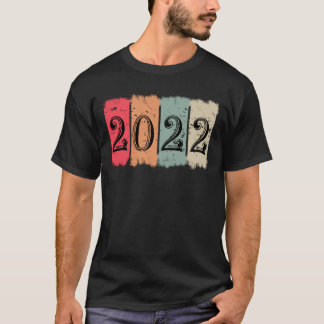  2022 Verf, 2022 COLORFULL  ONTWERP T-shirt
