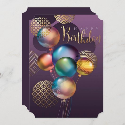 2022 verjaardagskaarten, kaart (Voorkant / Achterkant)