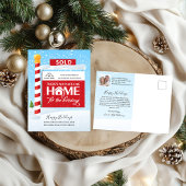 2022 Verkochte Sign Photo Real Estate Feestdagenkaart