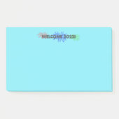 2022 verwelkomen! post-it notes (Voorkant)