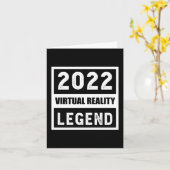 2022 Virtuele Realiteit Legendarische Cadeau Kaart (Gele Bloem)