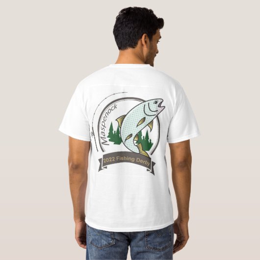 2022 Vissen Derby T-shirt (Achterkant volledig)