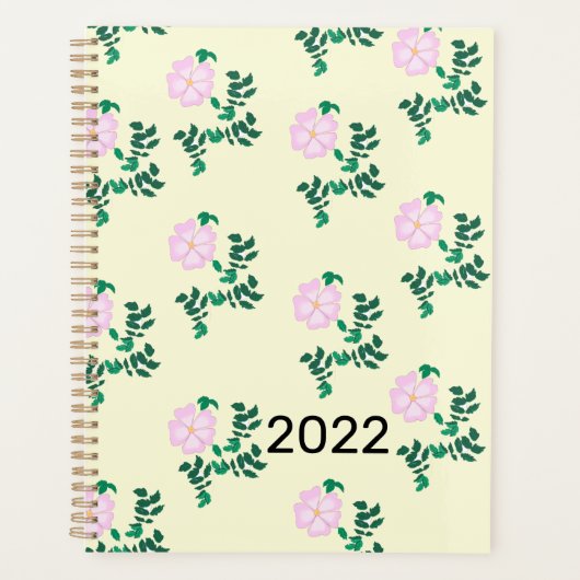 2022 Vloeibare Rozen Planner (Voorkant)