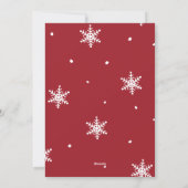 2022 Vroege kerstfoto-Kaart Feestdagenkaart (Achterkant)