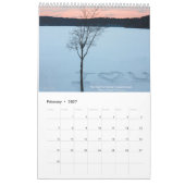 2022 Walden Pond: 1 pagina 11 x 17 formaat Kalender (Feb 2027)