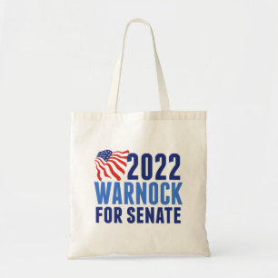 2022 Warnock voor de Amerikaanse Senaat Georgia Am Tote Bag