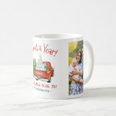 2022 We rolden met de kerstfoto Koffiemok (Voorkant rechts)