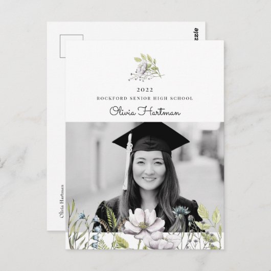 2022 Wilde Afstuderen Briefkaart (Voorkant / Achterkant)