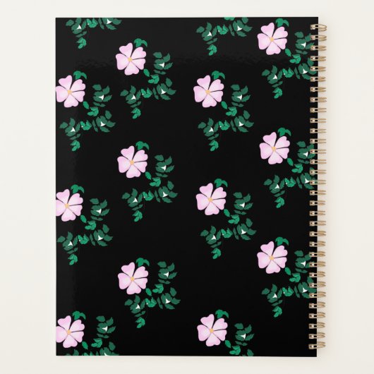 2022 Wilde Roos - Floral Pattern Planner (Achterkant)