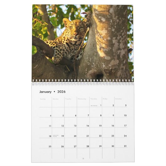 2022 Wildlife Wall Agenda Kalender (Jan 2026)