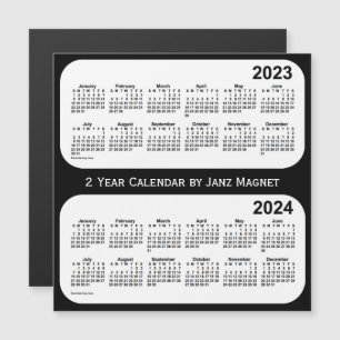 2023-2024 2 jaar zwart-wit agenda van Janz